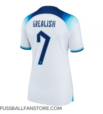 England Jack Grealish #7 Replik Heimtrikot Damen WM 2022 Kurzarm
